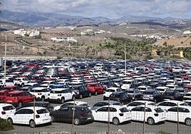 Coches de alquiler en el entorno del Aeropuerto de Gran Canaria.