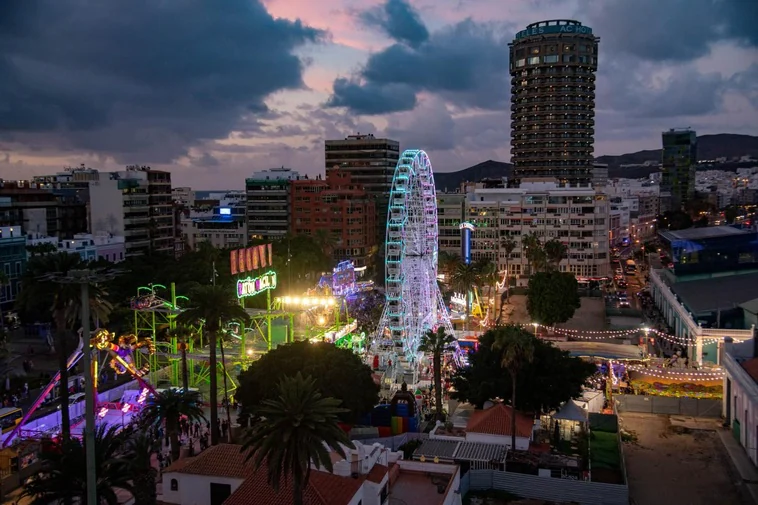 Feria de Navidad del parque Santa Catalina.