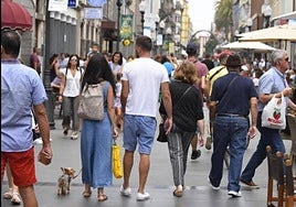 Imagen de la calle peatonal de Triana, en la capital grancanaria.