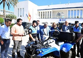 Un momento de la presentación de los nuevos vehículos.