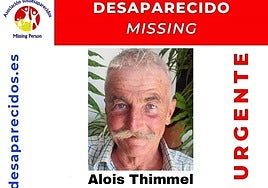 Cartel del desaparecido.