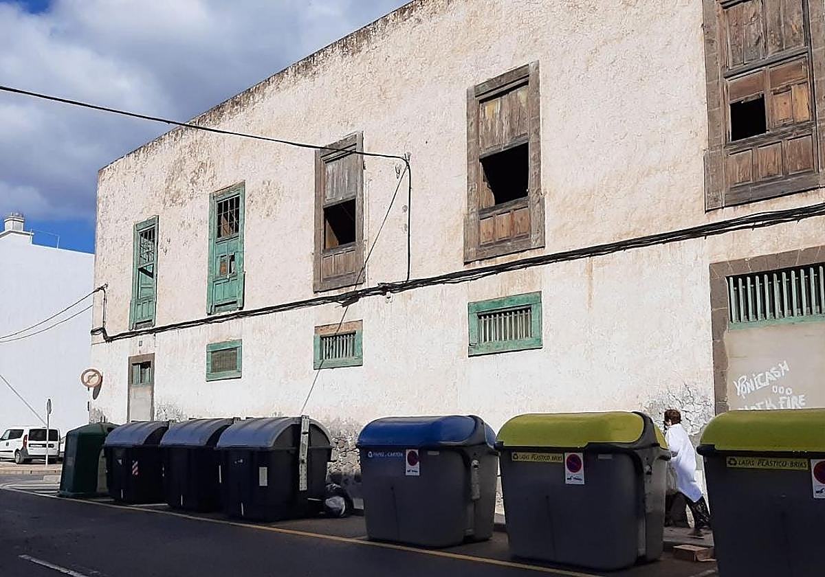 Casa Cabrerón, en la calle Pérez Galdós de Arrecife.
