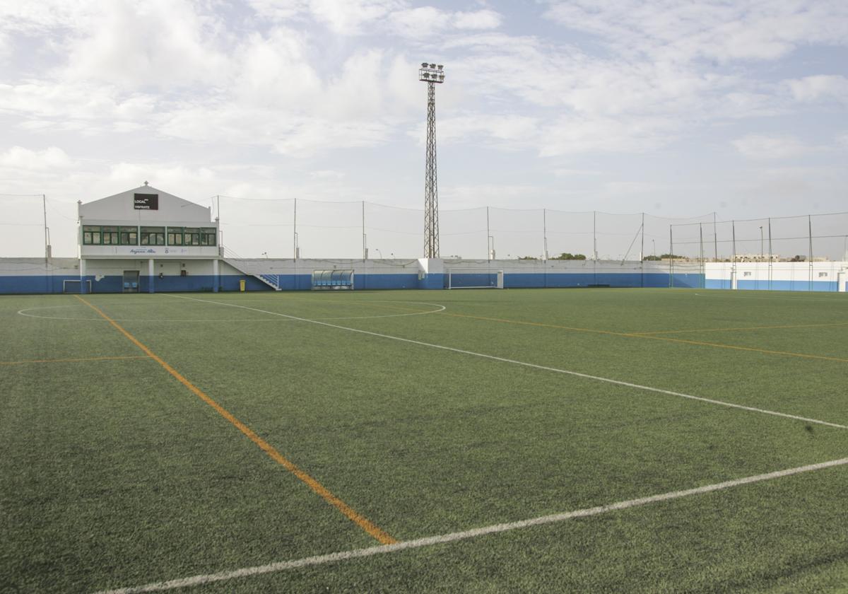 Campo de fútbol que albergará la mejora.