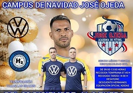 Cartel del Campus de Navidad José Ojeda.