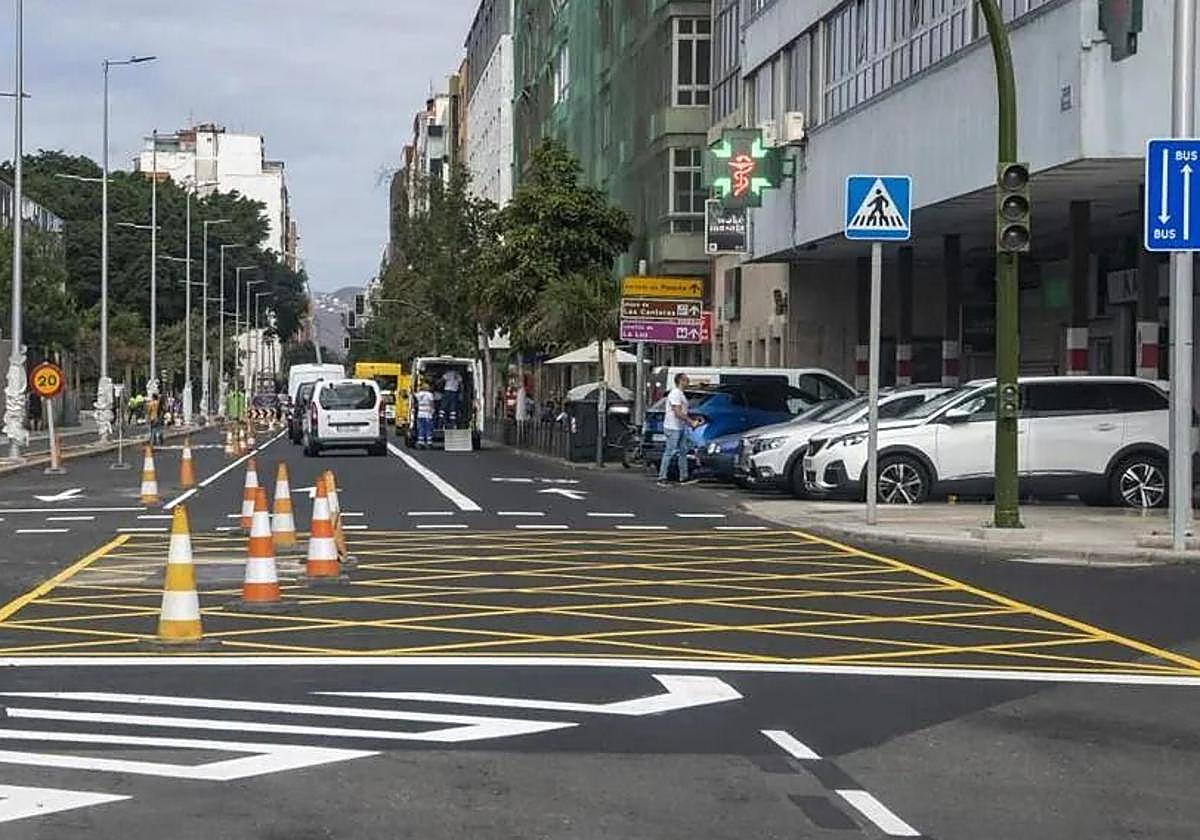 Calle Juan Rejón, en la capital grancanaria.