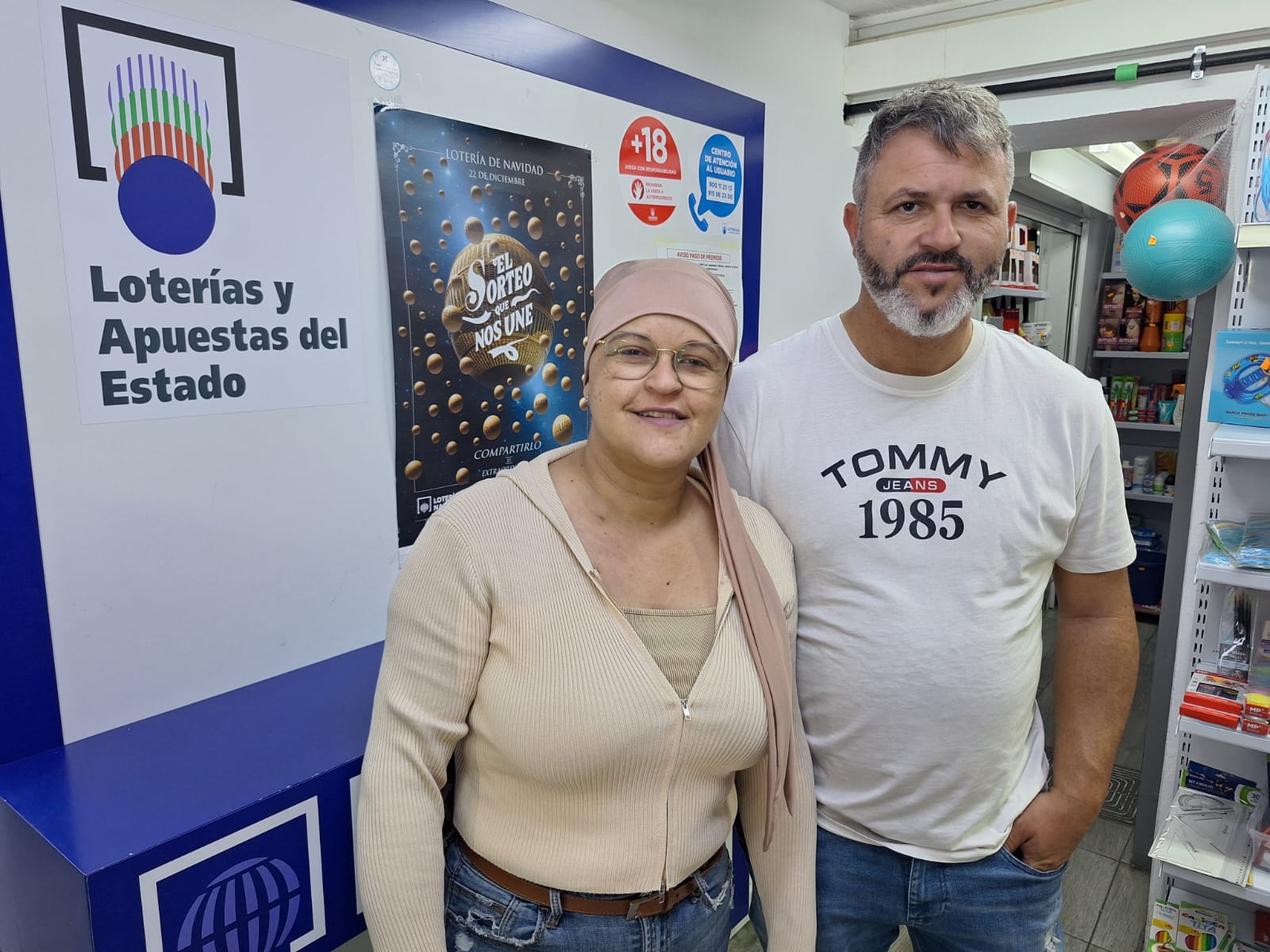 Georgina y Alexis, dos hermanos de San Bartolomé de Tirajana, han repartido 126.000 euros en premios