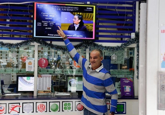 La administración de lotería El Pino, en la avenida Mesa y López.