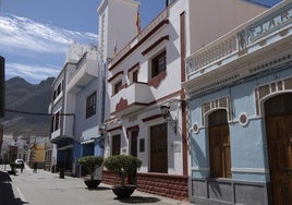 Imagen de una de las calles de La Aldea.