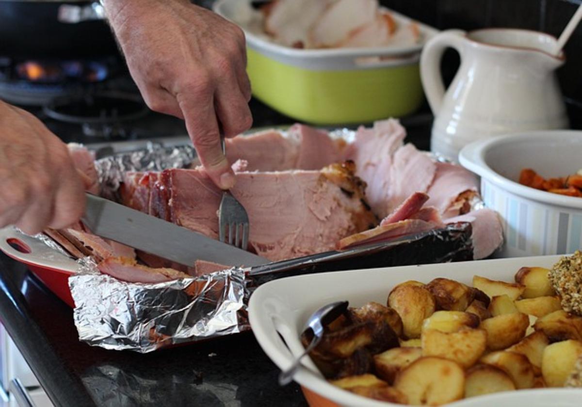 Comida de Navidad.