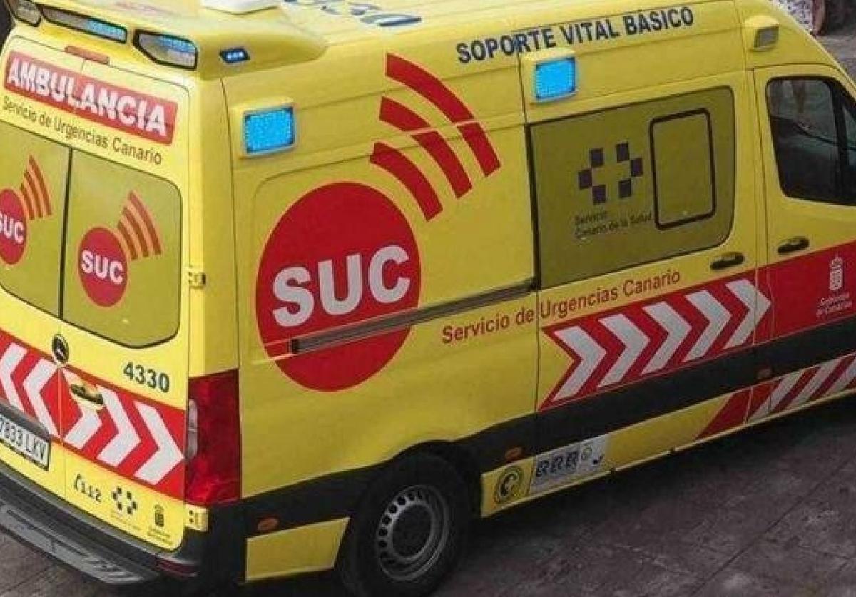 Imagen de archivo de una ambulancia del SUC.