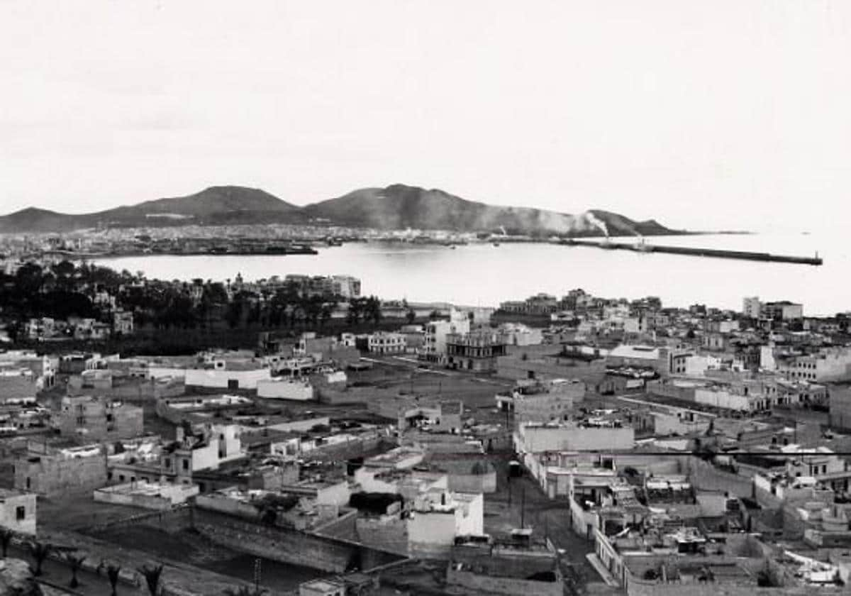 Bahía de la capital grancanaria.