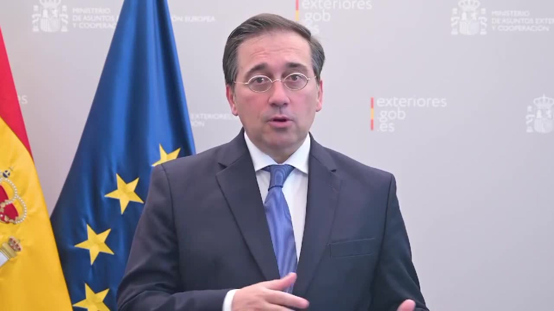 Albares defiende la paz como objetivo de la diplomacia española