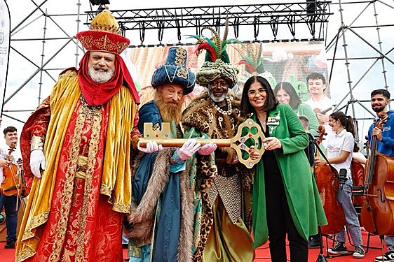 Llegada de los Reyes Magos en 2024.