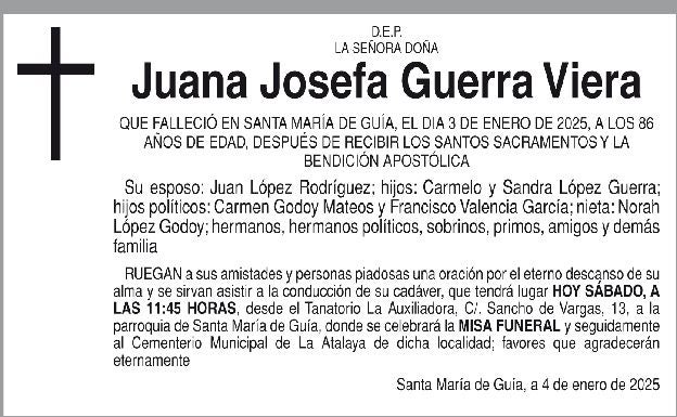 Juana Josefa Guerra Viera