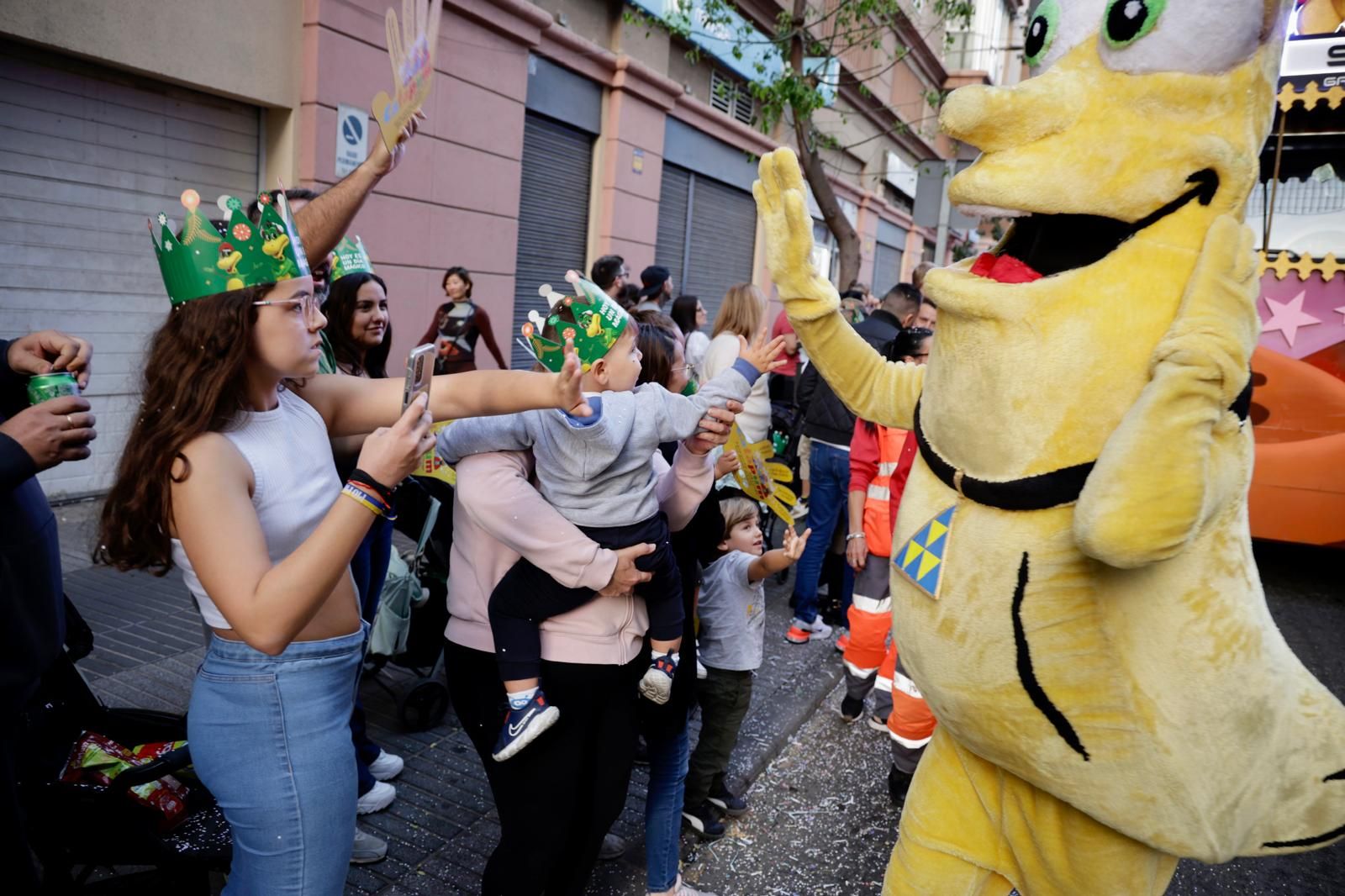 La magia de Melchor, Gaspar y Baltasar recorre Las Palmas de Gran Canaria