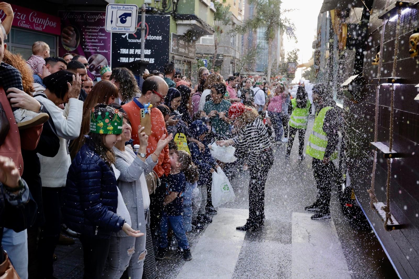 La magia de Melchor, Gaspar y Baltasar recorre Las Palmas de Gran Canaria