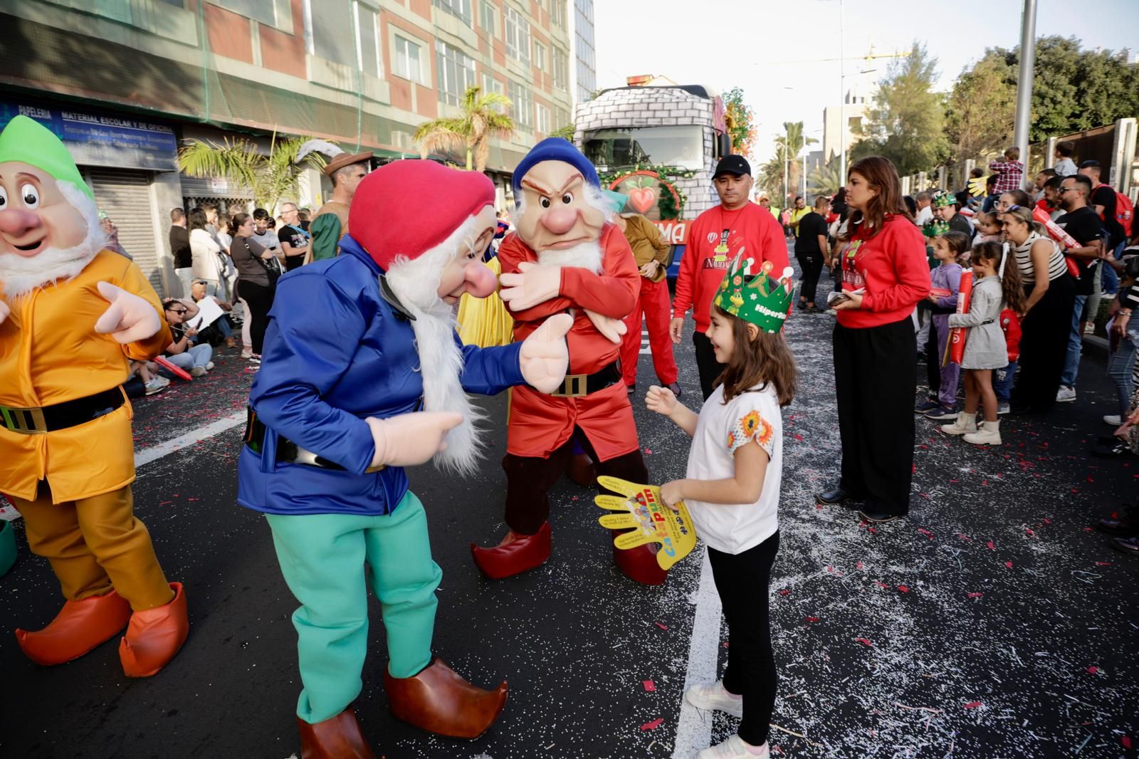 La magia de Melchor, Gaspar y Baltasar recorre Las Palmas de Gran Canaria