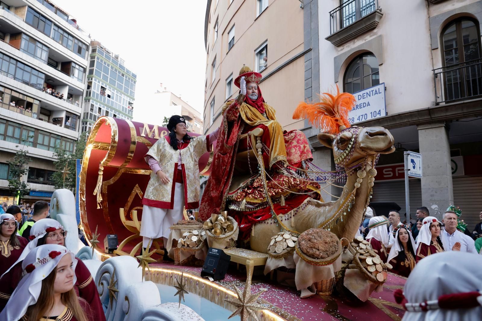 La magia de Melchor, Gaspar y Baltasar recorre Las Palmas de Gran Canaria