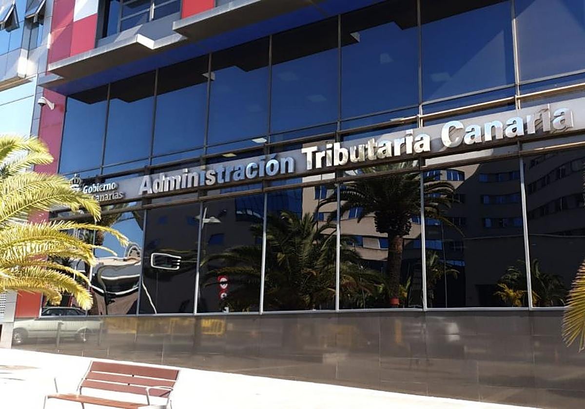 Imagen de la sede de la Agencia Tributaria Canaria.