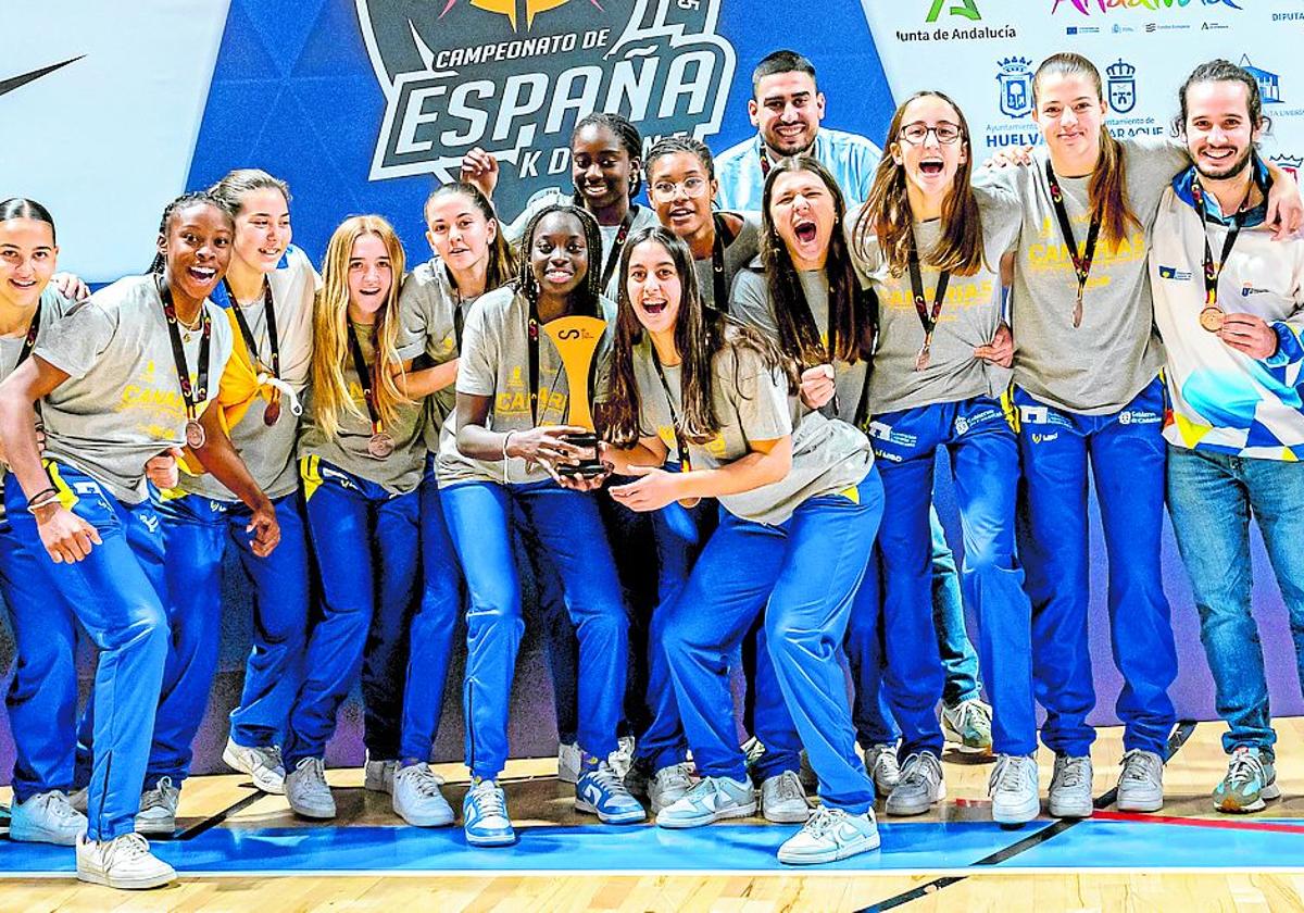 Canarias conquista el bronce en el Nacional y alcanza las 12 medallas en la categoría cadete