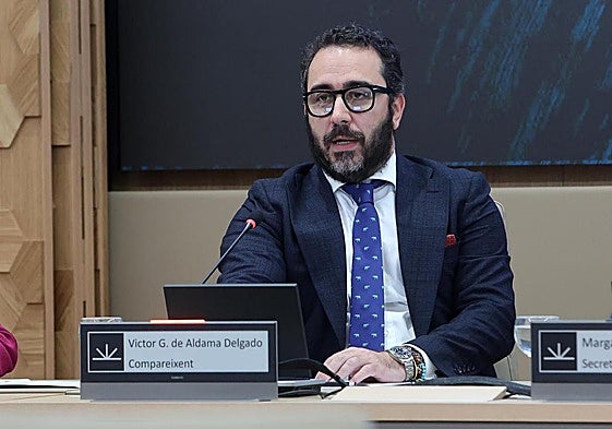 Víctor de Aldama, mediador del caso Koldo, en el Congreso.