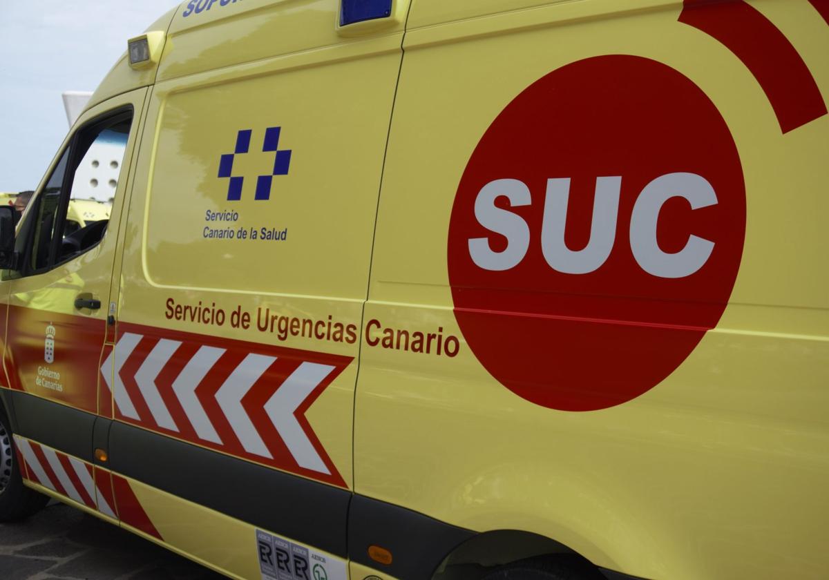 Imagen de una ambulancia del SUC.