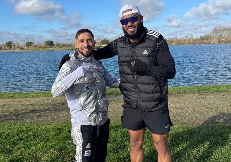 Carmona, junto al venezolano Alber Ramírez, en Toulouse.