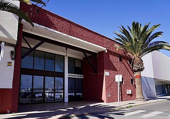 Oficinas donde se ubica el Juzgado de Paz en Santa Lucía.