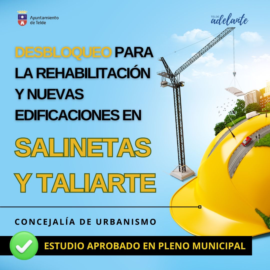 El frente marítimo de Salinetas y Taliarte podrá rehabilitarse y albergar nuevas edificaciones.