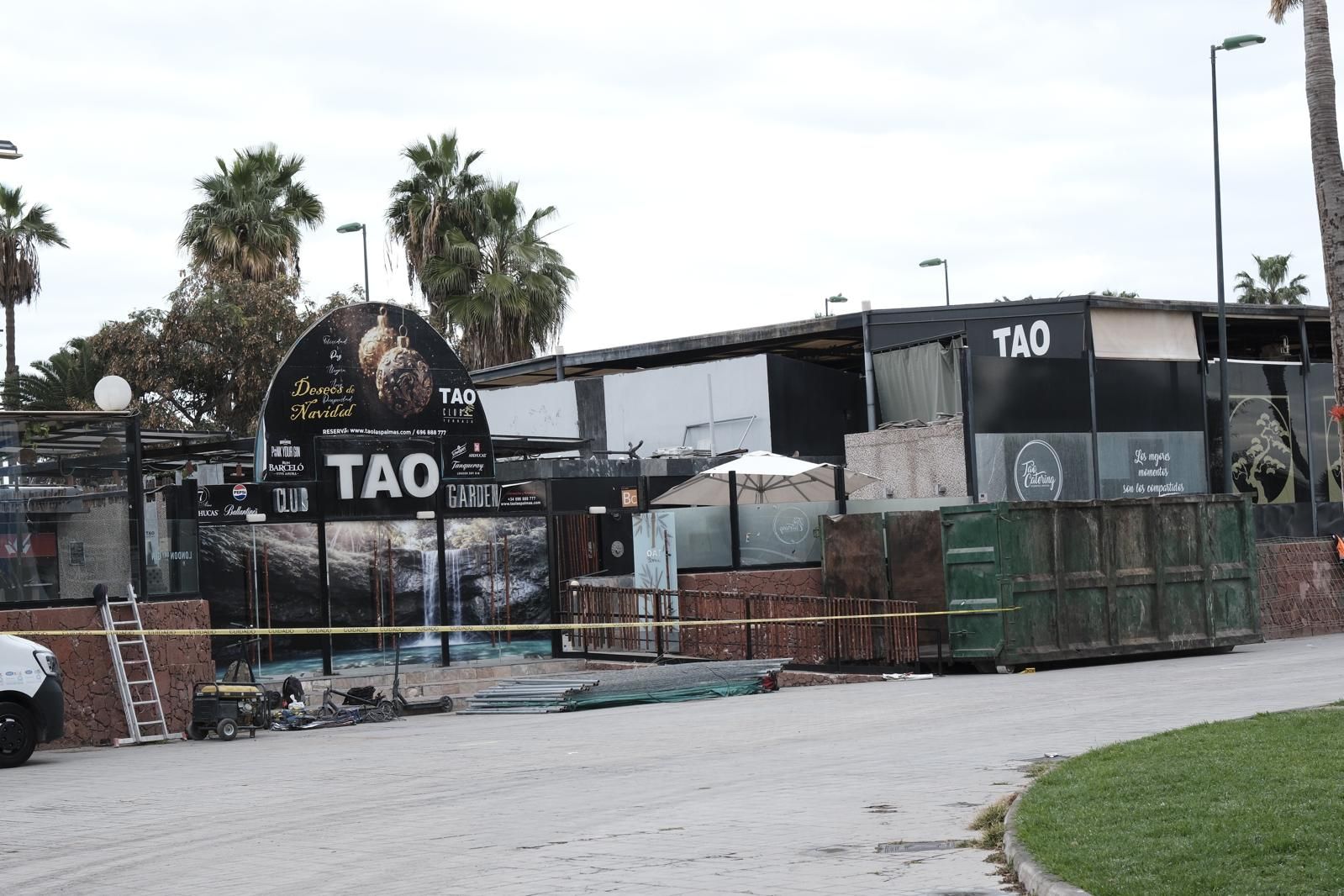 El arranque de la demolición del TAO, en imágenes