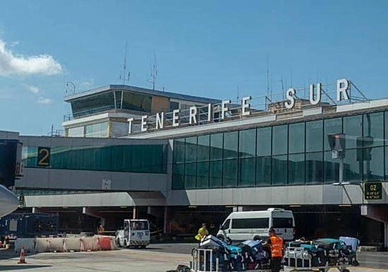 Aeropuerto de Tenerife Sur.