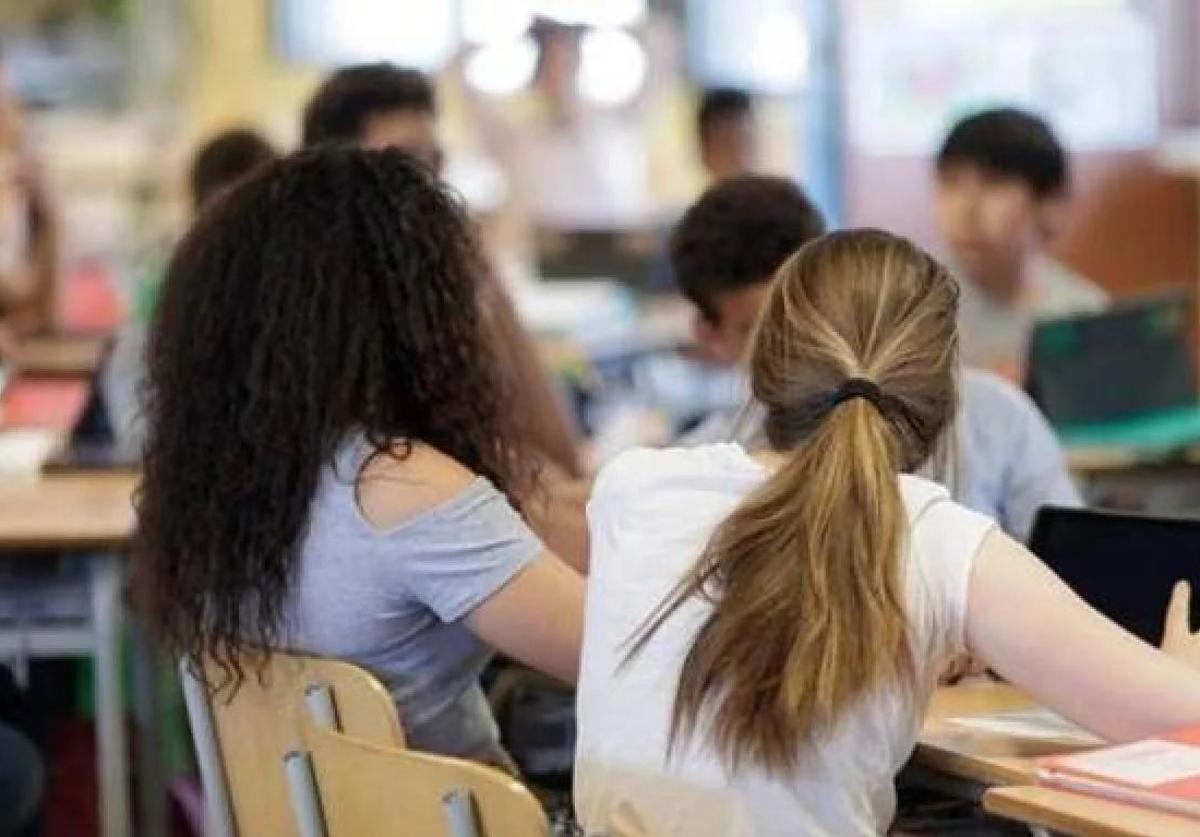 Imagen de archivo de un aula en Canarias.