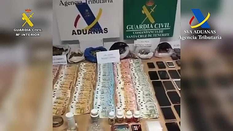 Cinco detenidos por tráfico de droga y potenciadores sexuales ilegales en un local de comestibles de Tenerife