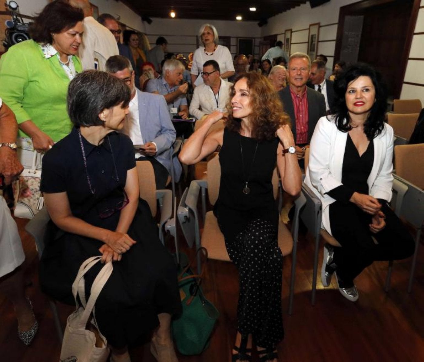 Ana Belén, en 2017, durante su asistencia al Congreso Galdosiano de la capital grancanaria.