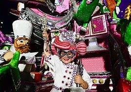 Liah Guardia Suárez, reina infantil del carnaval de Las Palmas de Gran Canaria 2024.