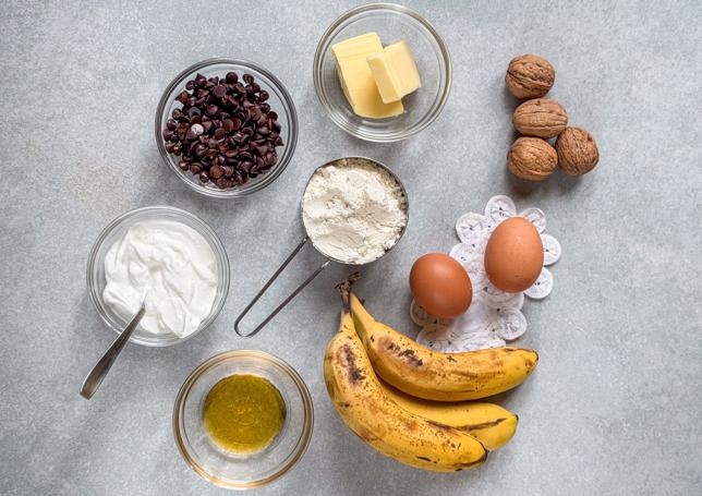 Ingredientes banana bread