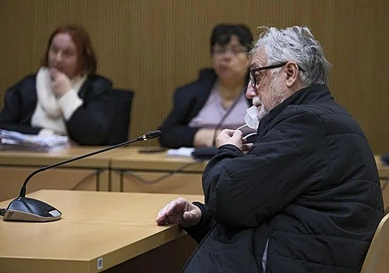 Lázaro Roldán, durante el juicio.