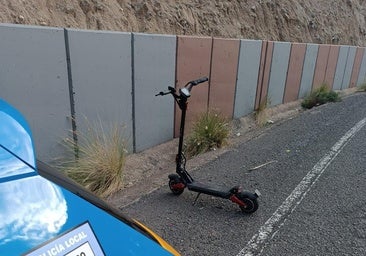 Retiran una patineta al depósito, al superar los 25km/h y estar prohibida su circulación