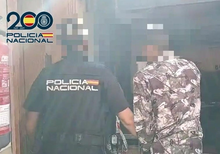 Imagen del detenido.