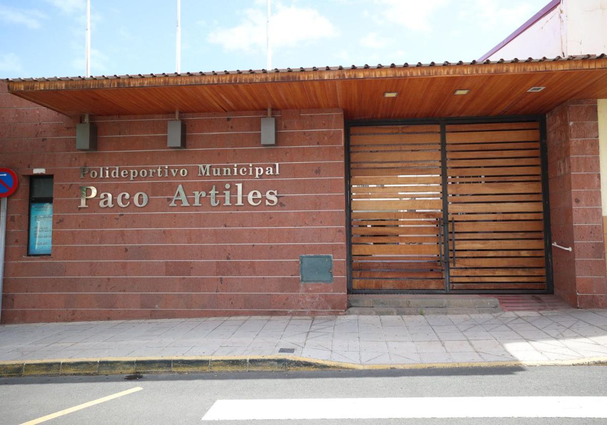 El polideportivo Paco Artiles, en imágenes