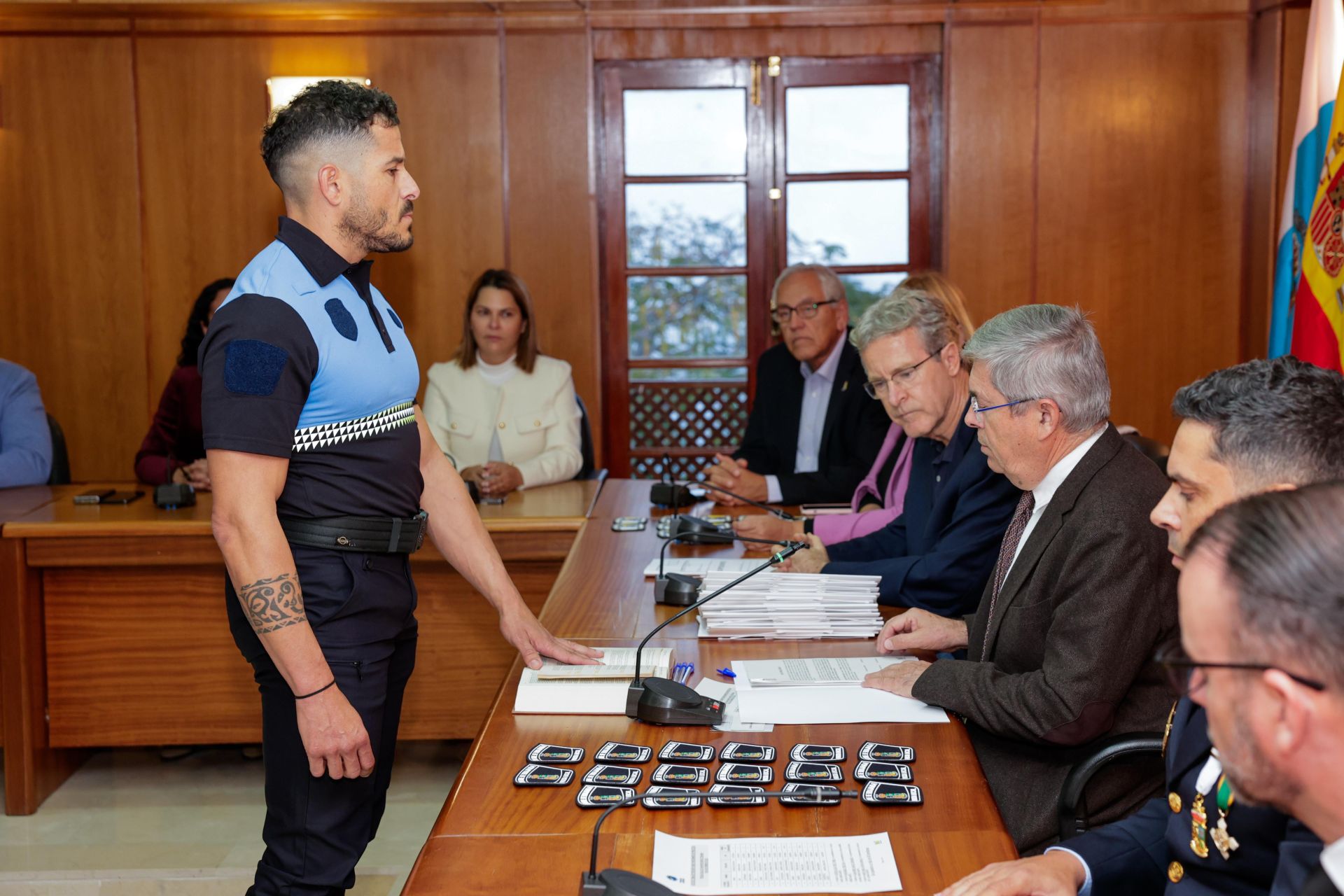 La incorporación de 18 agentes a la Policía Local de San Bartolomé de Tirajana, en imágenes