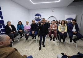 Imagen de la asamblea de desconexión este jueves de ASBA de Valsequillo.