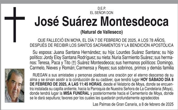 José Suárez Montesdeoca