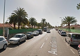 Imagen de archivo de la Avenida de Gran Canaria.