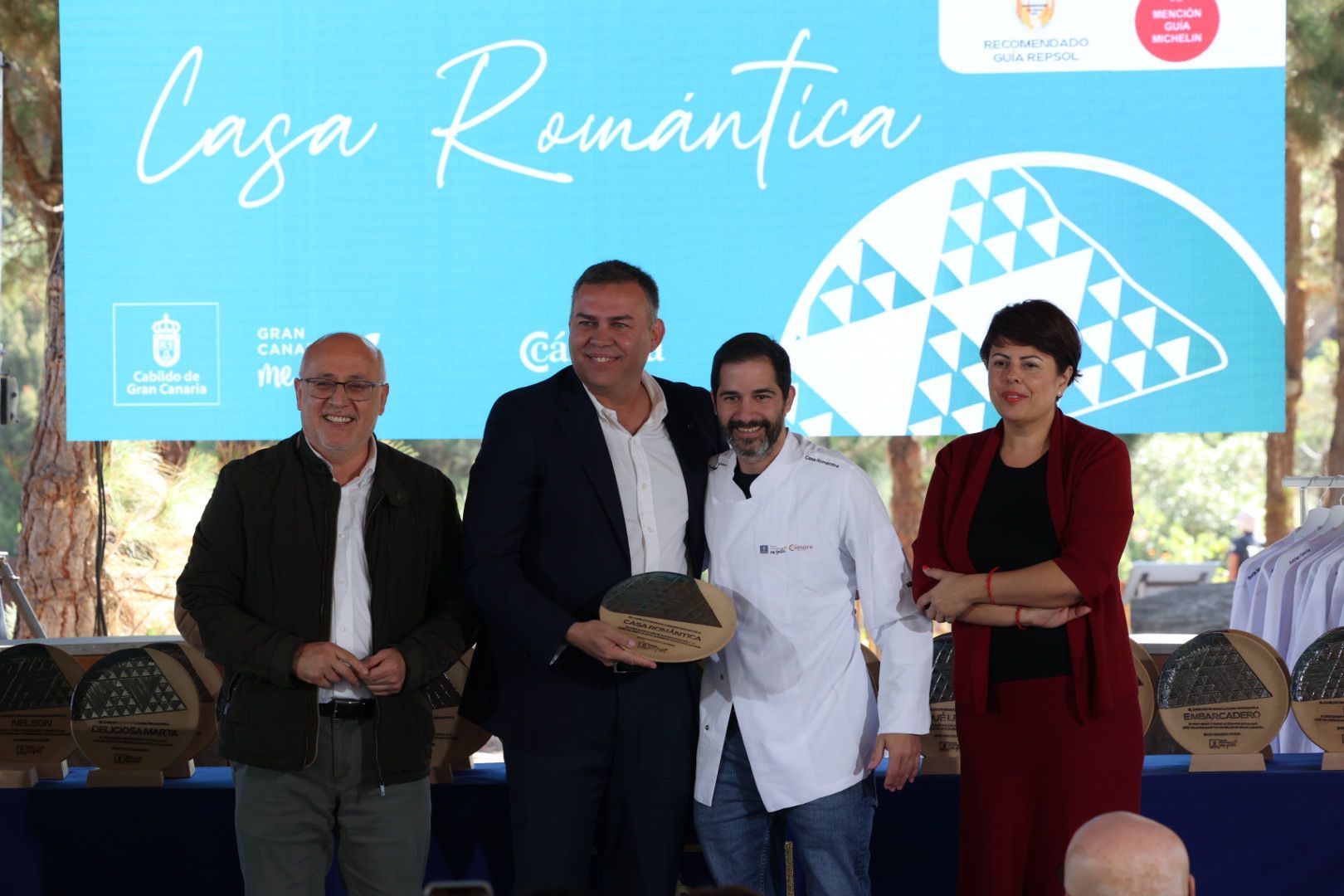 Imágenes del acto homenaje a los 23 chefs con estrella Michelin y sol Repsol