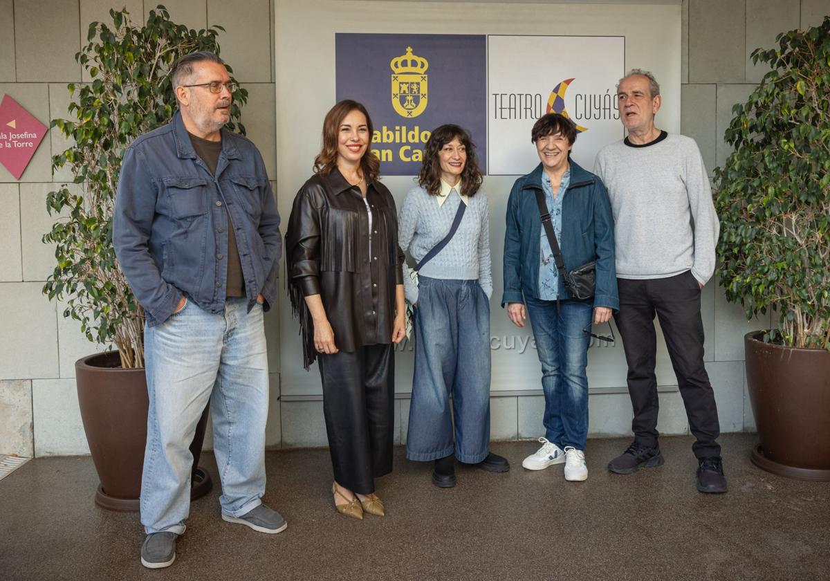 Gonzalo Ubani, Guacimara Medina, Natalia Hernández, Blanca Portillo y Guillermo Toledo.