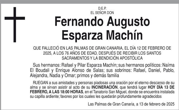 Fernando Augusto Esparza Machín