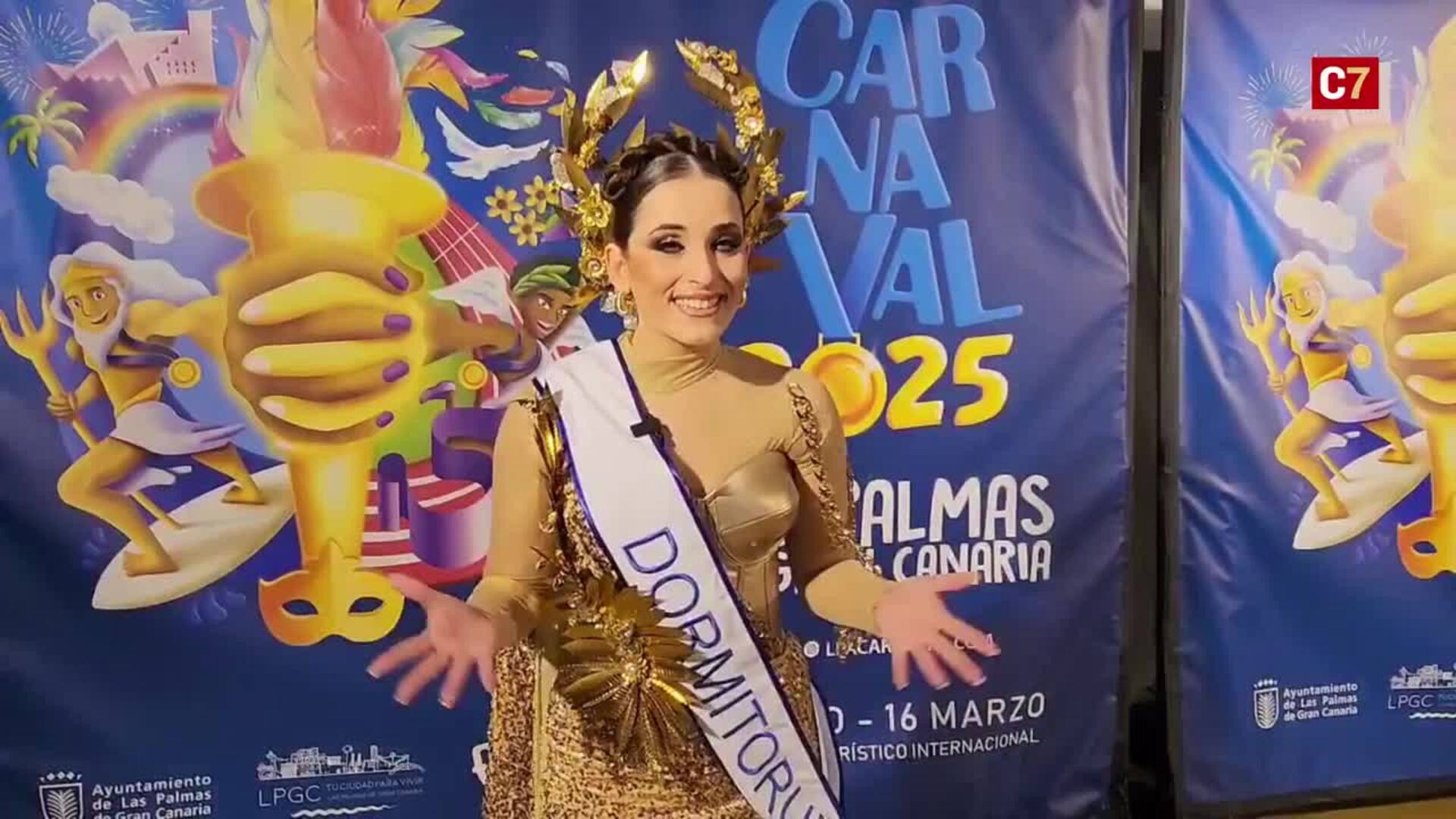 Andrea Enciso Pérez candidata a Reina del Carnaval de Las Palmas de Gran Canaria 2025