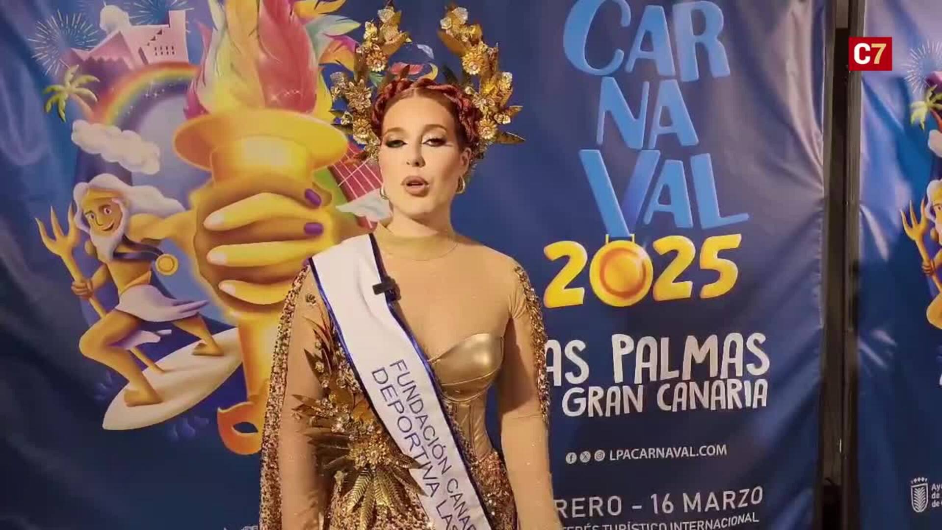 Carla Miranda candidata a Reina del Carnaval de Las Palmas de Gran Canaria 2025