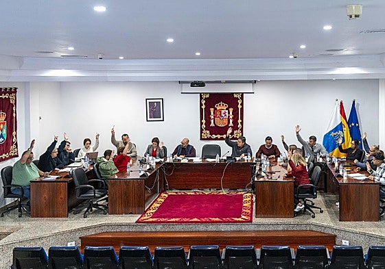 Un momento de la sesión plenaria extraordinaria de este viernes.